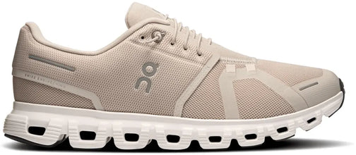 On Cloud 6 Herren Pearl / White